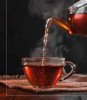 Infusión de té rojo